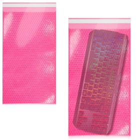 Anti Static Bubble Out Bag 12 x 23.5 Inch. Pack of 10 Self Seal Bubble Pouches Cushioning. Water-Resistant PE Pink Bubble Pouch. Bubble Bags for
