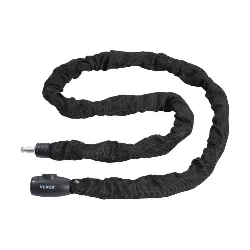 VEVOR Bike Chain Lock 5.91FT Heavy Duty Bike Lock Anti-Theft Bicycle Chain Lock 10mm Thicker Bicycle Lock Chain with 4 Keys for E-Bike, Motorcycl
