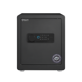 Safe Box, Home Safe with Fireproof Waterproof Bag, Anti-Theft Digital Security Safe Box with Smart Alert System, Removable Shelf, Mute Function