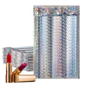 Holographic Metallic Bubble Mailers (Color: Clear, Material: Metal)