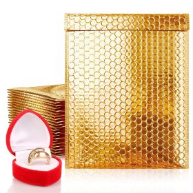 Gold Metallic Bubble Mailers (Color: Gold)